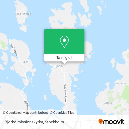 Björkö missionskyrka karta