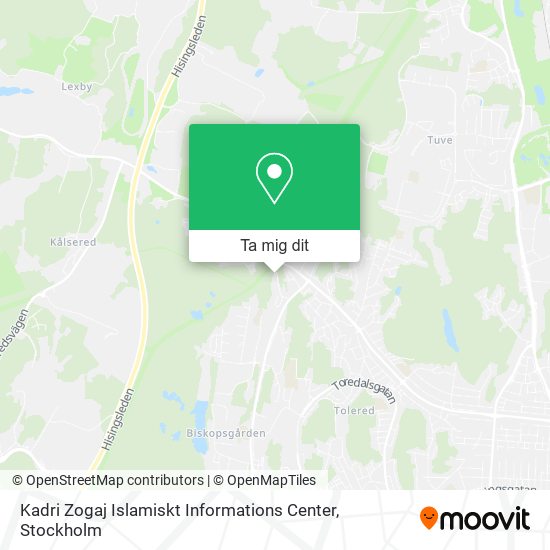 Kadri Zogaj Islamiskt Informations Center karta