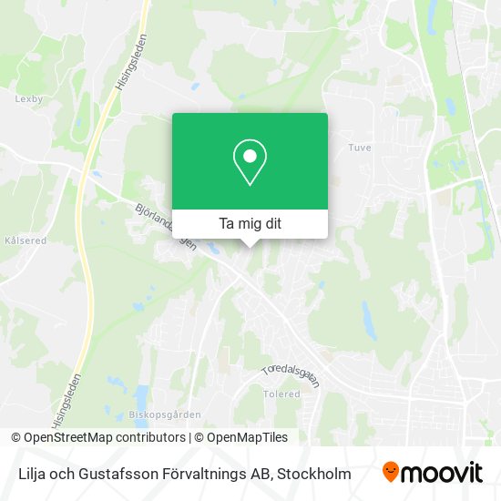 Lilja och Gustafsson Förvaltnings AB karta
