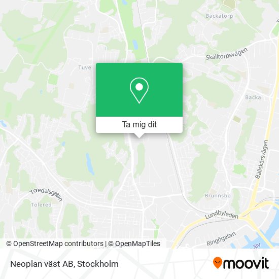 Neoplan väst AB karta