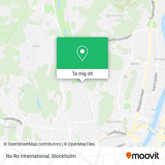 Ro-Ro International karta