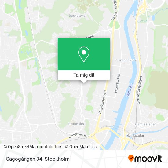 Sagogången 34 karta