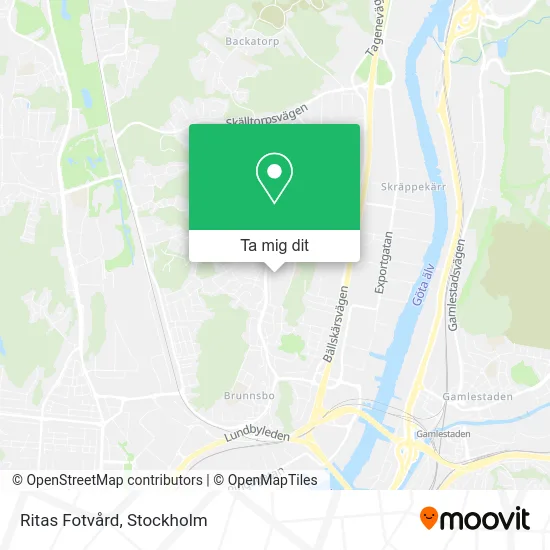 Ritas Fotvård karta