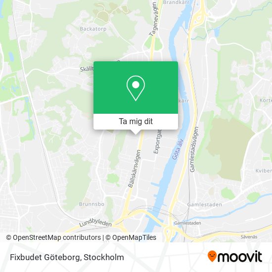 Fixbudet Göteborg karta