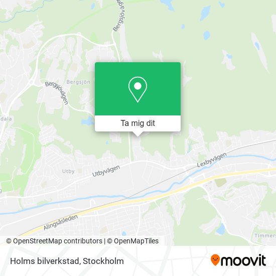 Holms bilverkstad karta