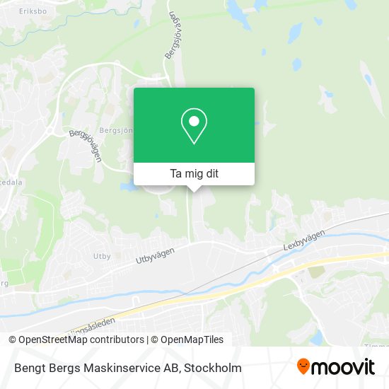 Bengt Bergs Maskinservice AB karta