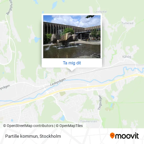 Partille kommun karta