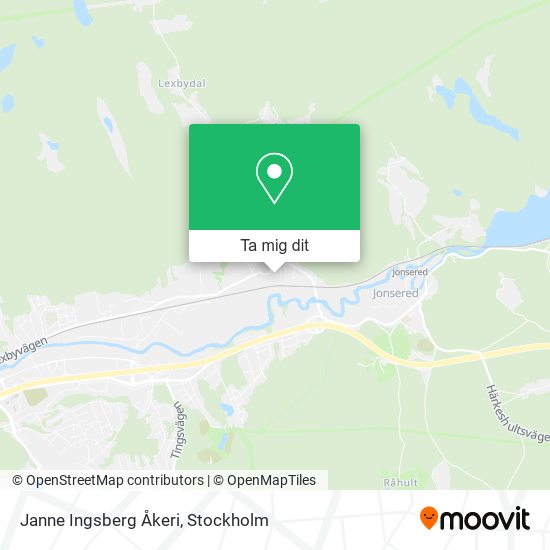 Janne Ingsberg Åkeri karta