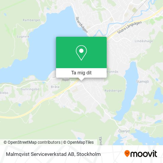 Malmqvist Serviceverkstad AB karta