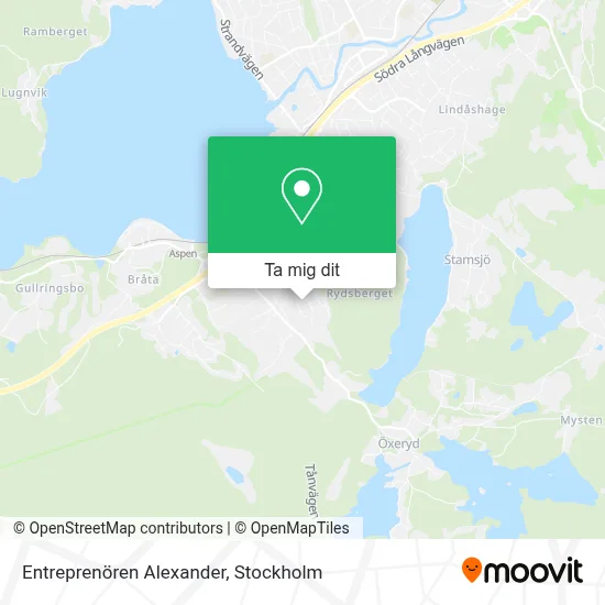 Entreprenören Alexander karta