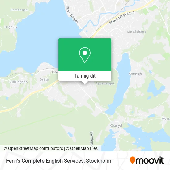 Fenn's Complete English Services karta