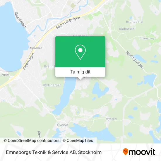 Emneborgs Teknik & Service AB karta