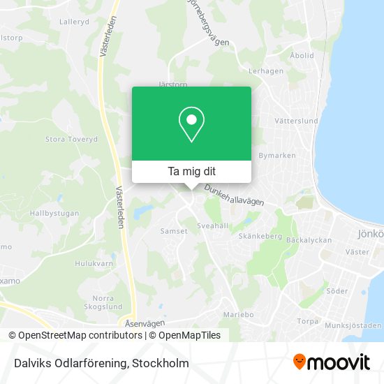 Dalviks Odlarförening karta