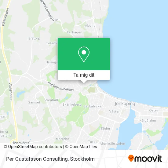 Per Gustafsson Consulting karta