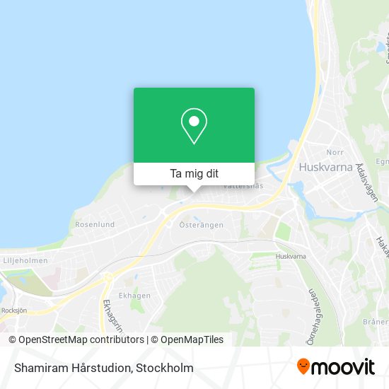 Shamiram Hårstudion karta