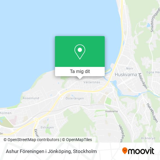 Ashur Föreningen i Jönköping karta