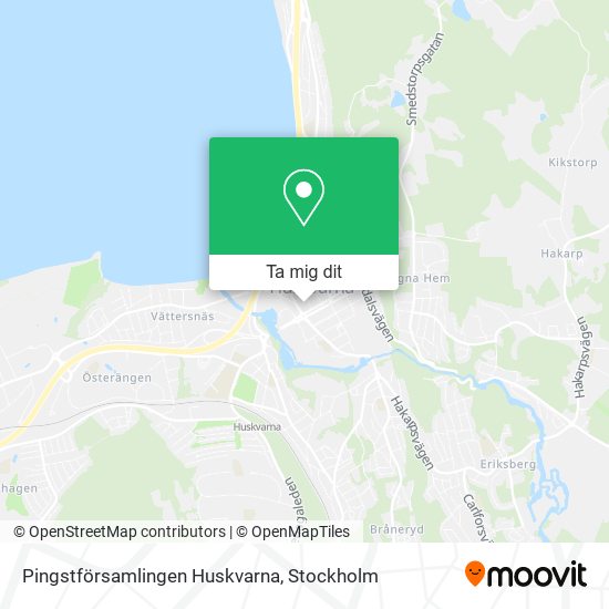 Pingstförsamlingen Huskvarna karta