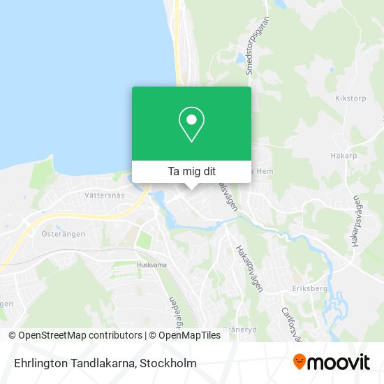 Ehrlington Tandlakarna karta