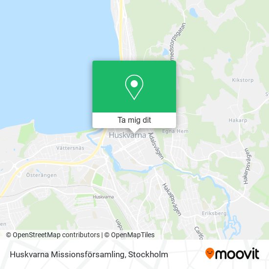 Huskvarna Missionsförsamling karta