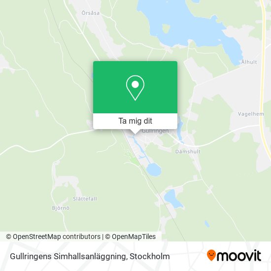 Gullringens Simhallsanläggning karta