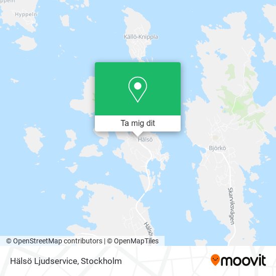 Hälsö Ljudservice karta