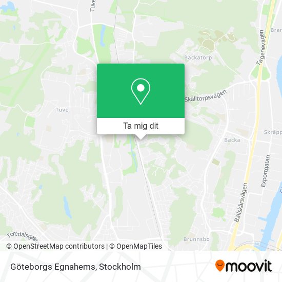 Göteborgs Egnahems karta