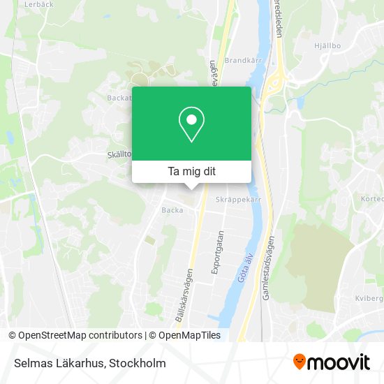 Selmas Läkarhus karta