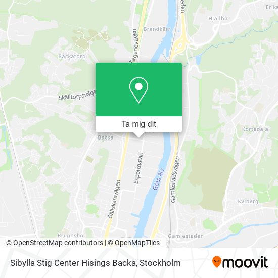 Sibylla Stig Center Hisings Backa karta