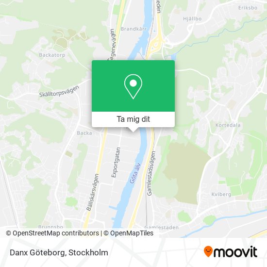 Danx Göteborg karta