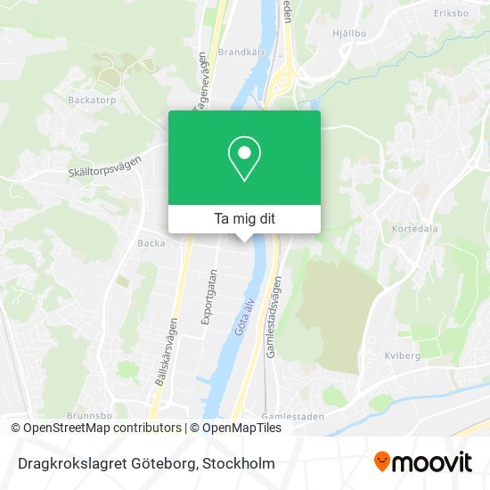 Dragkrokslagret Göteborg karta