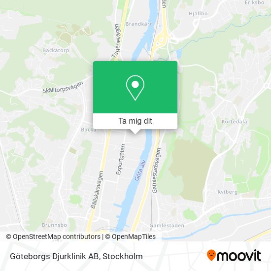 Göteborgs Djurklinik AB karta