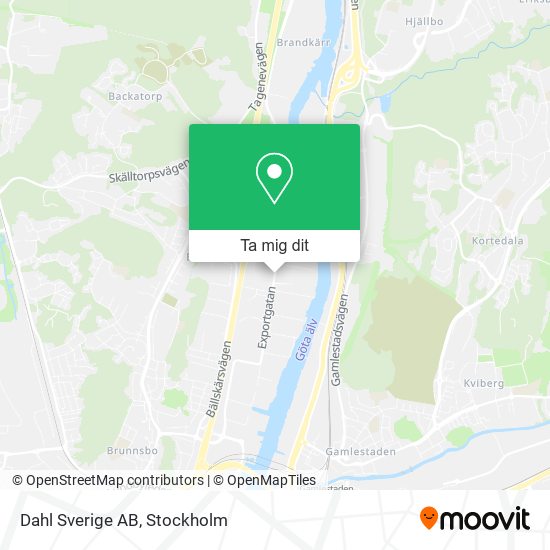 Dahl Sverige AB karta