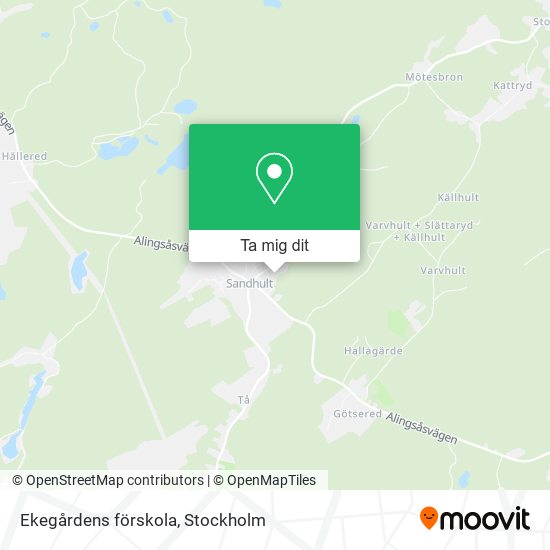 Ekegårdens förskola karta
