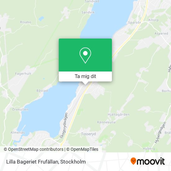 Lilla Bageriet Frufällan karta