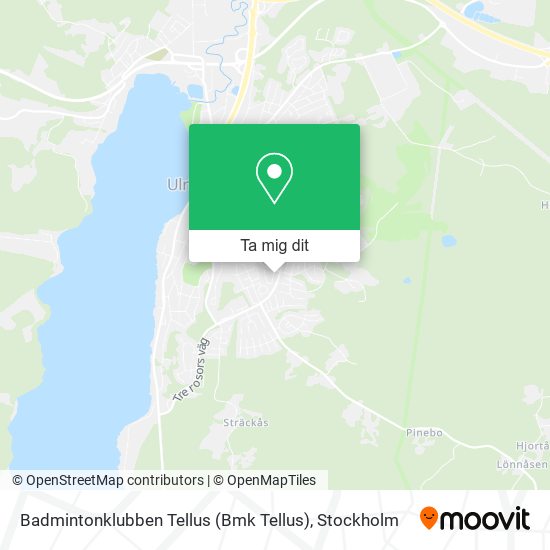 Badmintonklubben Tellus (Bmk Tellus) karta