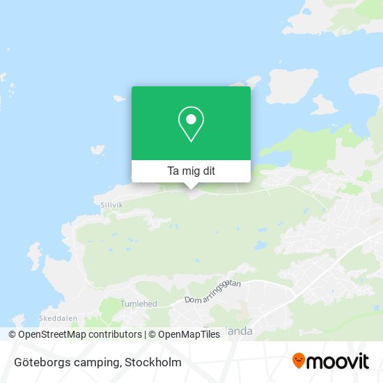 Göteborgs camping karta