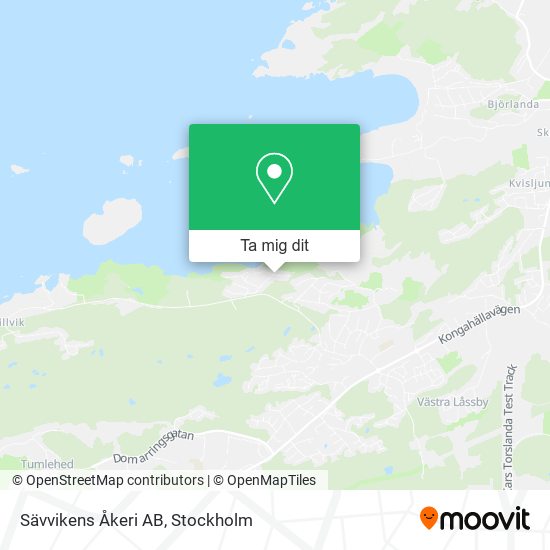 Sävvikens Åkeri AB karta