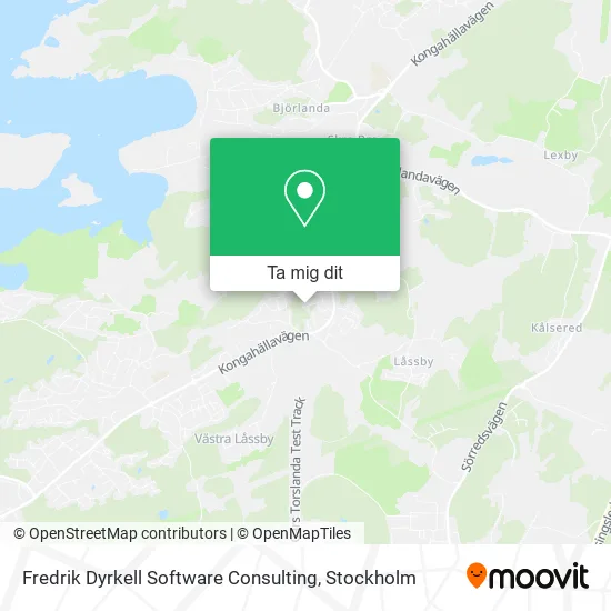 Fredrik Dyrkell Software Consulting karta