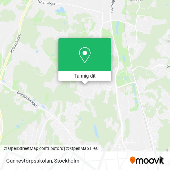 Gunnestorpsskolan karta