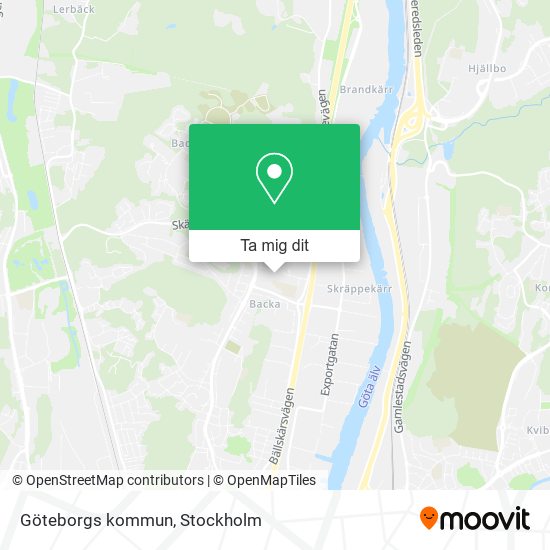Göteborgs kommun karta