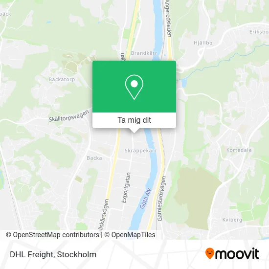 DHL Freight karta