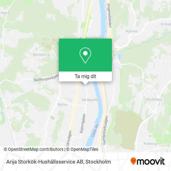 Arija Storkök-Hushållsservice AB karta