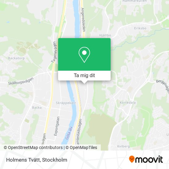 Holmens Tvätt karta