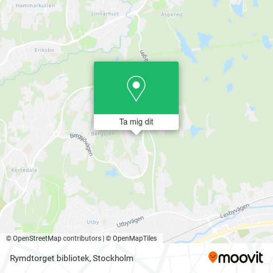 Rymdtorget bibliotek karta