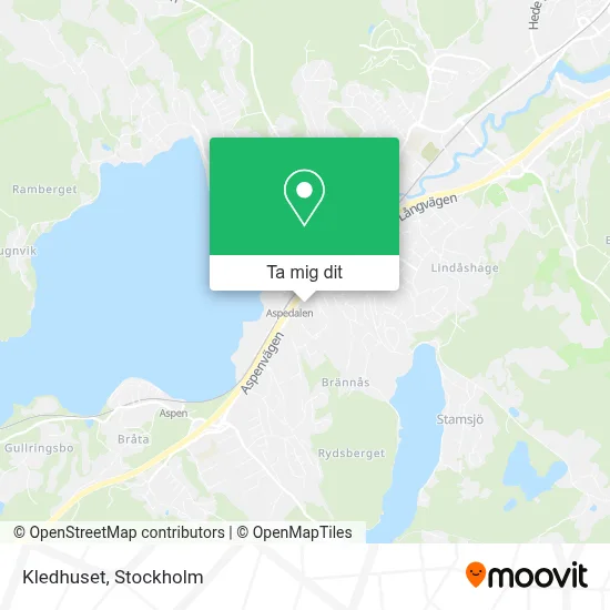 Kledhuset karta