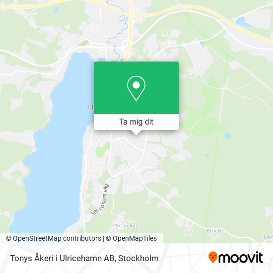 Tonys Åkeri i Ulricehamn AB karta