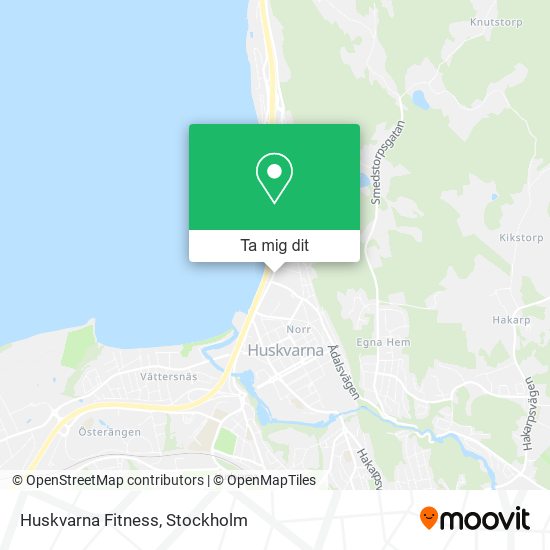 Huskvarna Fitness karta