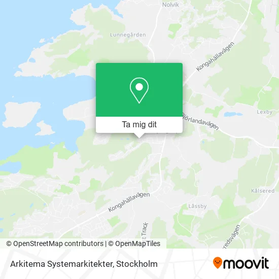 Arkitema Systemarkitekter karta