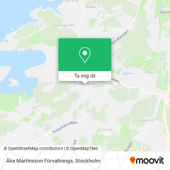 Åke Martinsson Förvaltnings karta