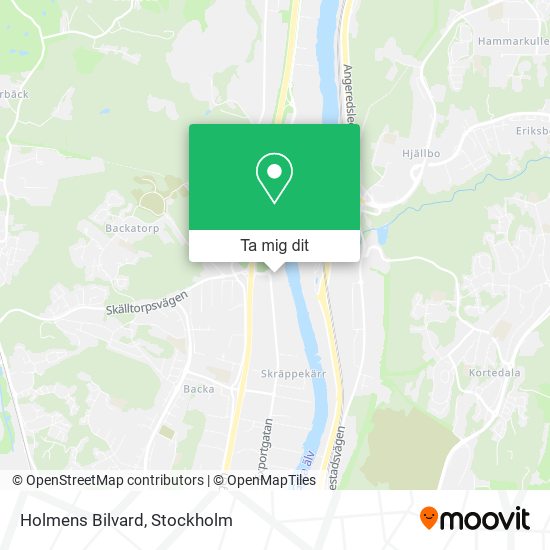 Holmens Bilvard karta